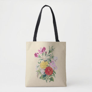 Vintage Flowers III Tygkasse