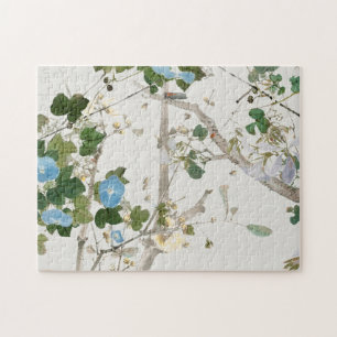 Vintage Flowers Illustration Pussel