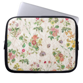 Vintage Flowers Laptop Sleeve