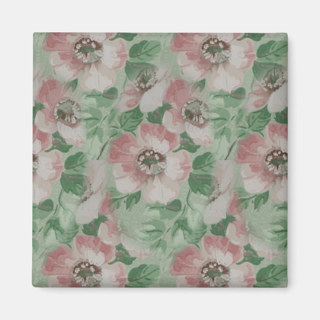 Vintage Flowers Magnet (Framsidan)