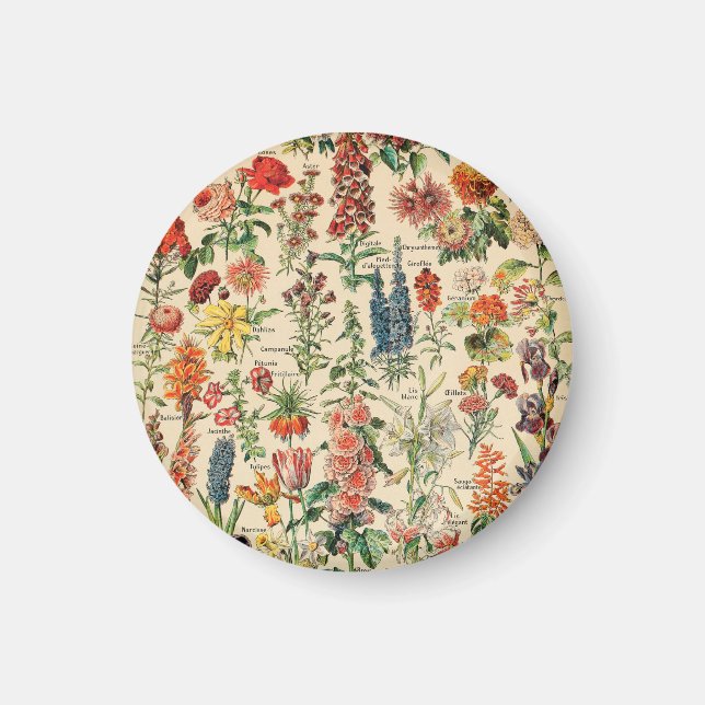 Vintage Flowers Magnet (Framsidan)
