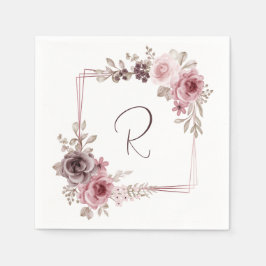 Vintage Flowers Pappersservett