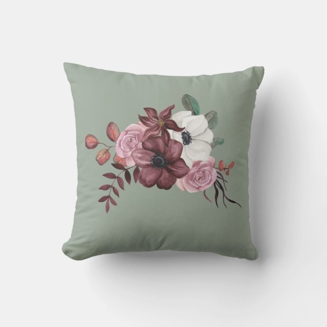 Vintage Flowers Pillows Kudde (Framsida)