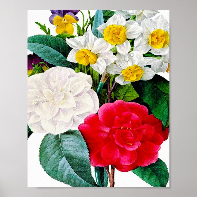 Vintage Flowers Poster (Framsidan)