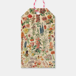 Vintage Flowers Presentetikett