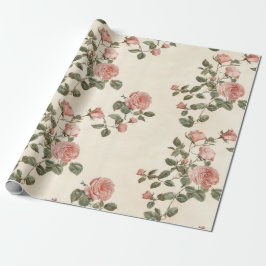 Vintage Flowers Presentpapper