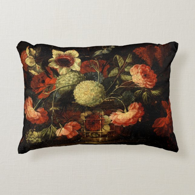 Vintage Flowers Prydnadskudde (Framsidan)