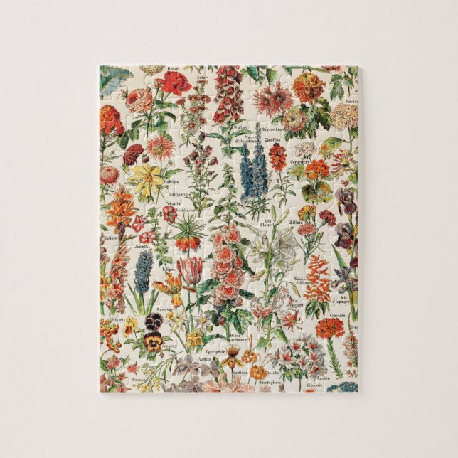 Vintage Flowers Pussel (Vertikal)