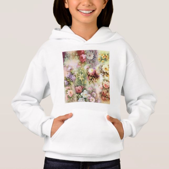 Vintage Flowers T Shirt (Framsida)