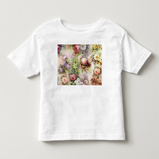 Vintage Flowers T Shirt (Framsida)