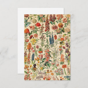 Vintage Flowers Tack Kort