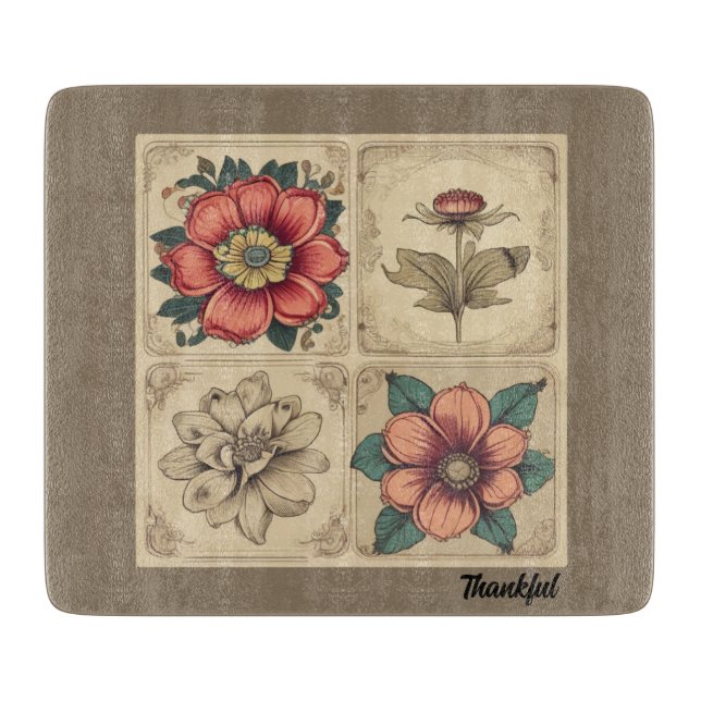 Vintage Flowers Thanksgiving (Framsidan)