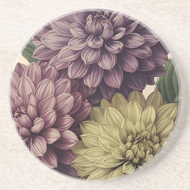 Vintage Flowers Underlägg (Framsidan)