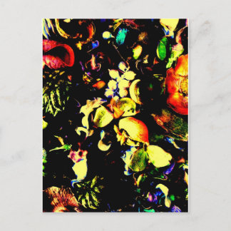 Vintage Flowers Vykort