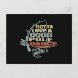 Vintage flugfiske Coola farfar Vykort