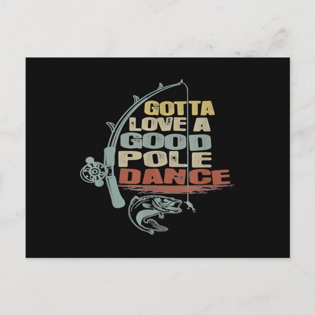 Vintage flugfiske Coola farfar Vykort (Framsida)