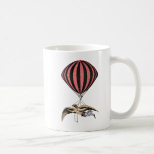 Vintage flygande Maskin Kaffemugg