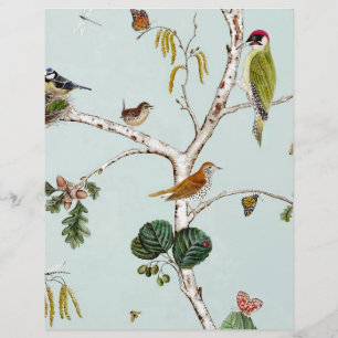 Vintage-flygande varelser origami papper