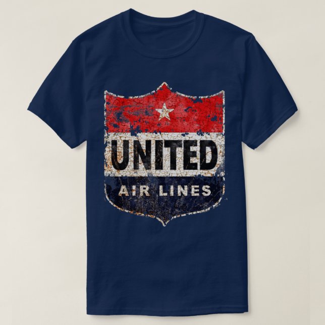 Vintage flygbolag 1 t shirt (Design framsida)