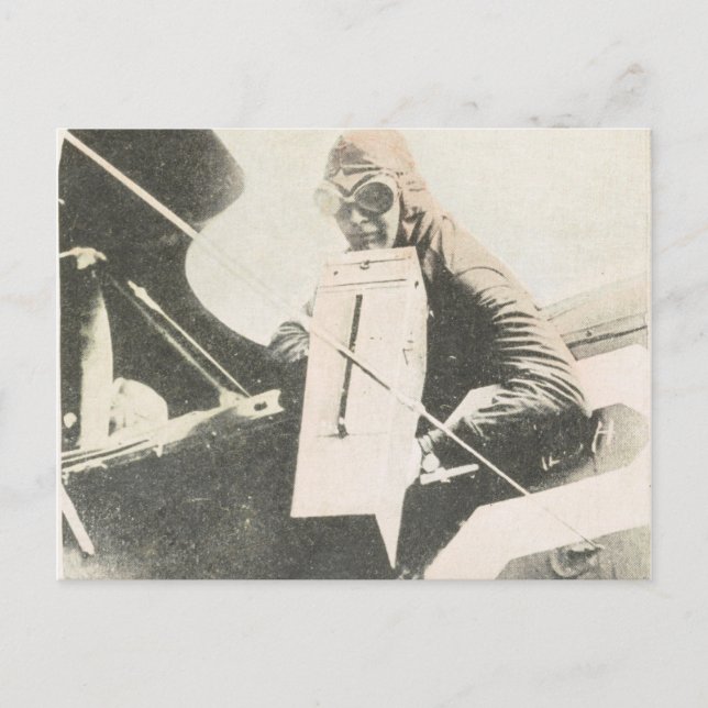 Vintage - flygfotografi vykort (Framsida)