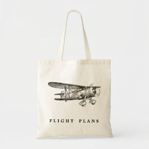 Vintage Flygplan, flygplaner Tygkasse