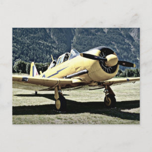 Vintage Flygplan från Museum Vykort