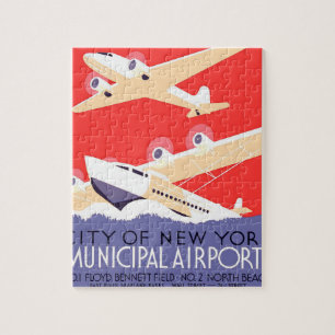 Vintage flygplan med propeller pussel