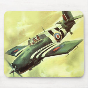 Vintage Flygplan Musmatta