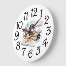 Vintage flygplan Pingvinhane Baby Shower-gåvaidé