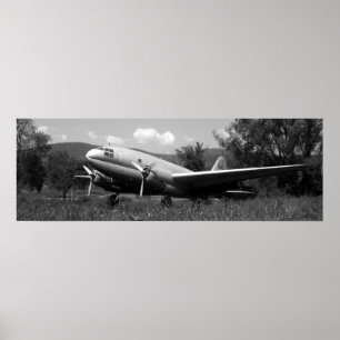 Vintage Flygplan Poster