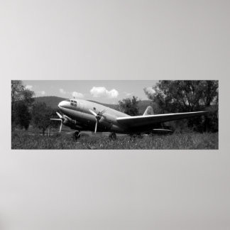Vintage Flygplan Poster