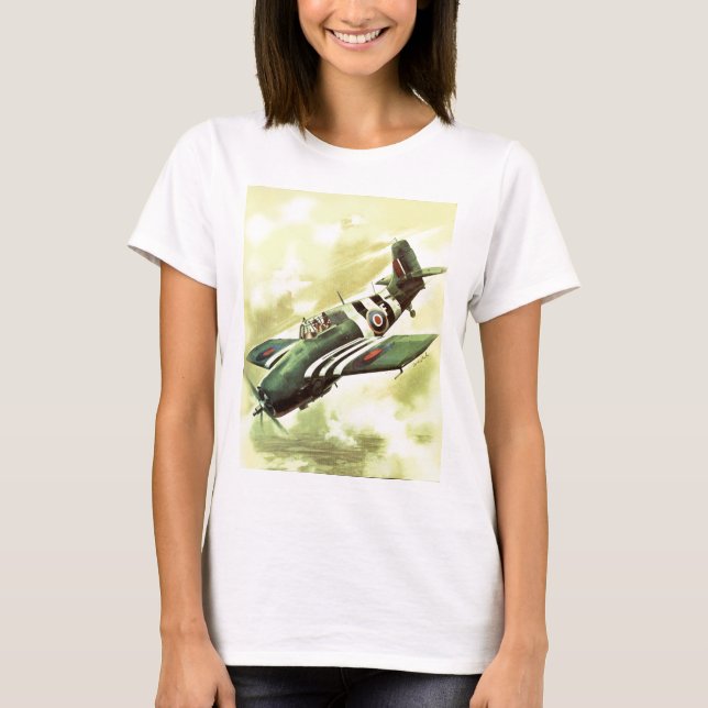 Vintage Flygplan Tee Shirt (Framsida)
