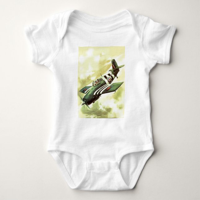 Vintage Flygplan Tee Shirt (Framsida)