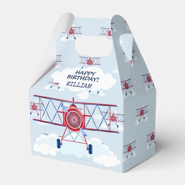 Vintage Flygplanets flygplansflygplatsförvaltare P Presentaskar (Framsidan Sidan)