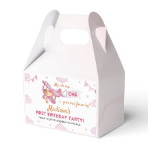 Vintage Flygplanets Rosa Birthday-favoritruta