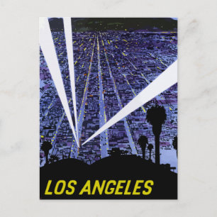 Vintage Flygresor Los Angeles vykort