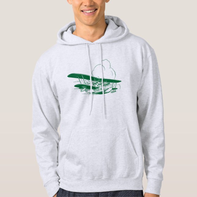 Vintage Flytande båt Hoodie (Framsida)