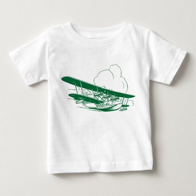 Vintage Flytande båt T Shirt (Framsida)