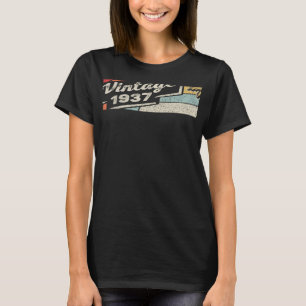 Vintage född 1937 85:e födelsedagen 85 år gammal 1 t shirt