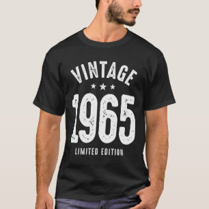 Vintage född 1965 - 57:e födelsedagen Retro Classi T Shirt