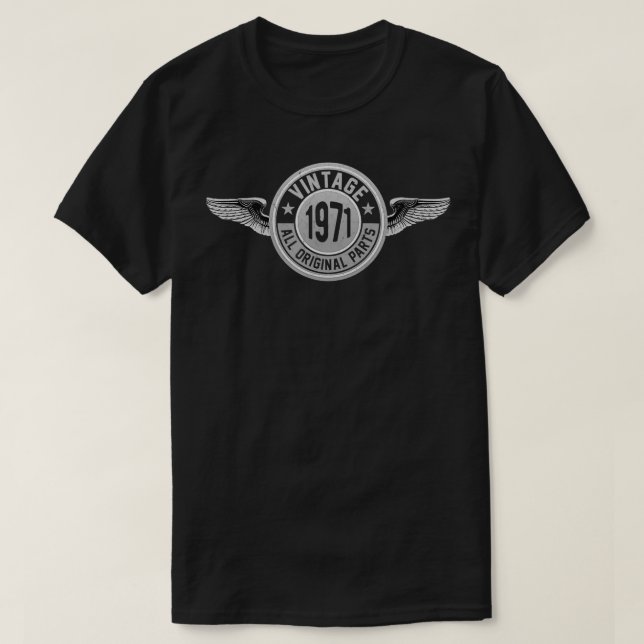 Vintage född 1971 t shirt (Design framsida)