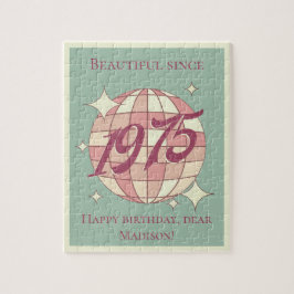 Vintage född 1975: 50:e födelsedagspressen pussel