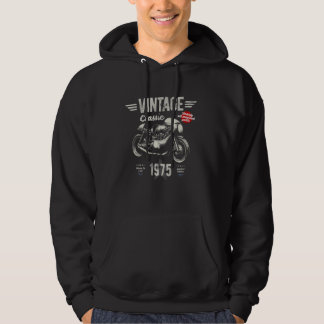 Vintage Född 1975, 50:e födelsedagstäckande Retro Hoodie