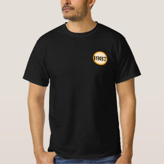 Vintage Född 1987 Retro Rand 40-årsdag  T Shirt