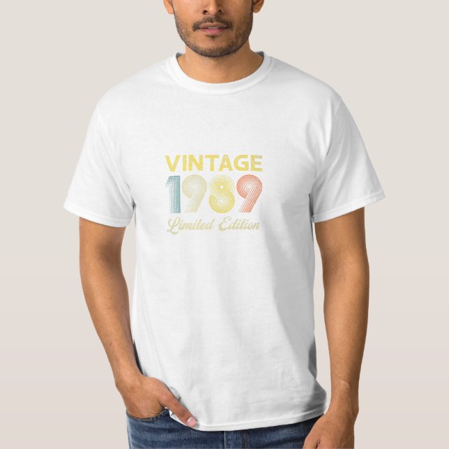 Vintage född 1989 t shirt (Framsida)
