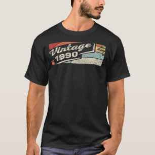 Vintage född 1990 32:a födelsedagen 32 år gammal 1 t shirt