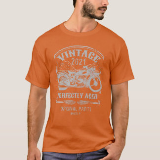 Vintage född 2021 Motorcykel, biker riders Cla T Shirt