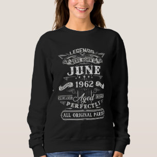 Vintage född i juni 1962 Man Myth Legend 60 år T Shirt