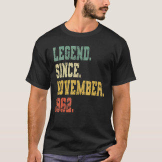 Vintage född i november 1962 Manar Kvinnor 60 år T Shirt