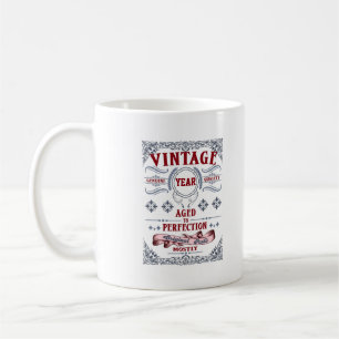 Vintage Födelsedag Åldras till Perfektion, Retro T Kaffemugg